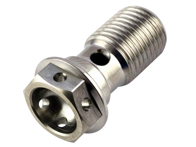 PLM Titanium Race Drilled Banjo Bolt M10X1.25