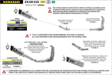 Load image into Gallery viewer, Arrow Pista &quot;Competition&quot; Full Exhaust System - 2024+ Kawasaki ZX-6R