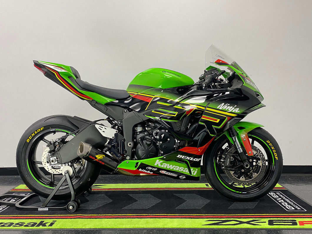 Graves Motorsports Kawasaki ZX-6R Full LINK Titanium / Carbon WORKS Exhaust