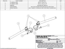 Load image into Gallery viewer, Graves Motorsports 45mm Riser Clip-on - 2023 Kawasaki ZX-4RR