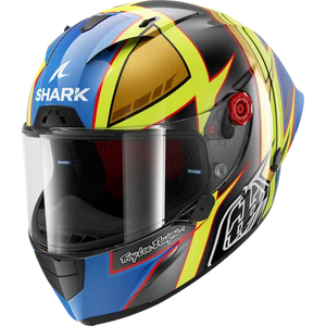 Shark RACE-R PRO GP CARBON FULL FACE HELMET - CAM PETERSEN - Blue