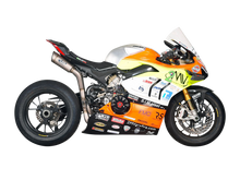 Load image into Gallery viewer, Spark 2018+ Ducati V4 (All Models) Titanium Double Grid-O Full Exhaust System (WSBK Evolution)