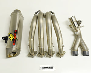 Graves Motorsports Full Titanium WORKS 8 EVR Type-R Full Exhaust 2017+ Yamaha R6